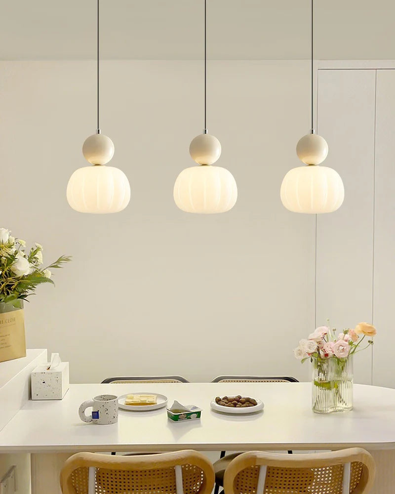 Hailie Modern Round Acrylic Pendant Light Shades Bedroom Dining Room - Letslighting