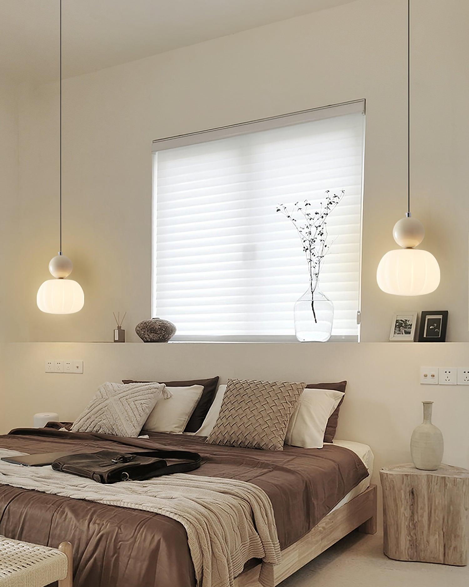 Valentina Modern LED Pendant Light Chrome Dining Room/Bedroom - Letslighting