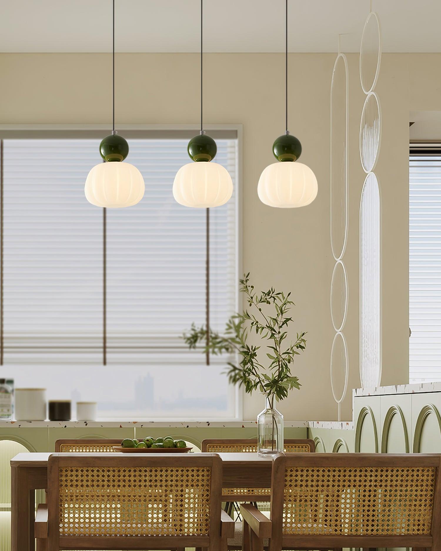 Valentina Modern LED Pendant Light Chrome Dining Room/Bedroom - Letslighting