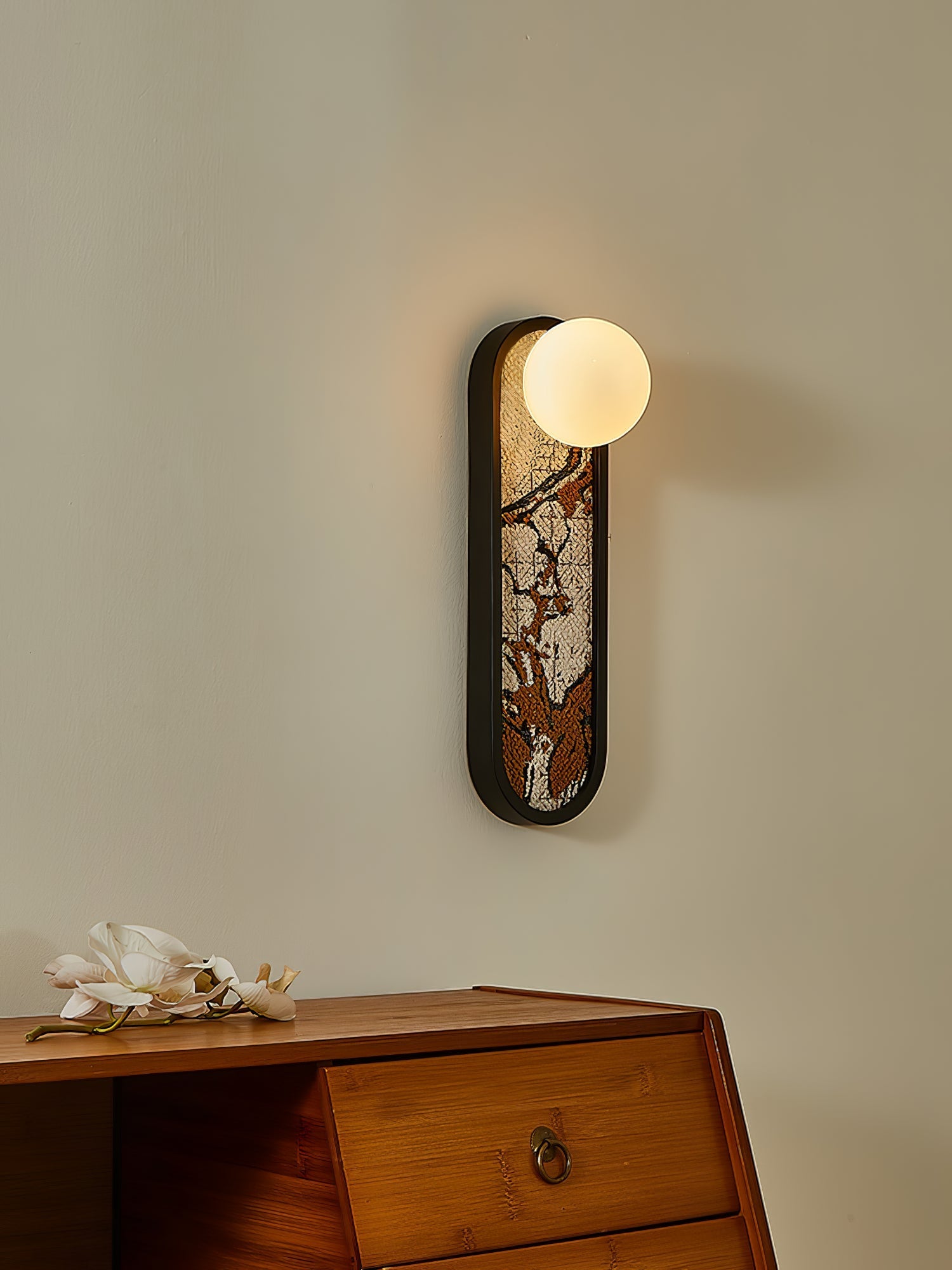 Uzorus Premium Nordic Art Fabric Wall Light - Letslighting