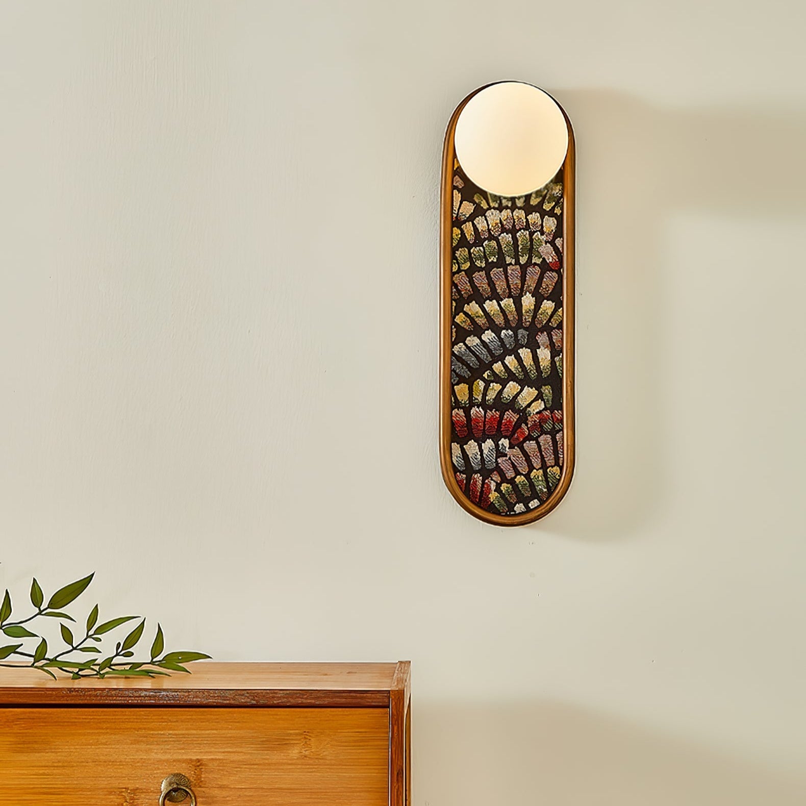 Uzorus Premium Nordic Art Fabric Wall Light - Letslighting