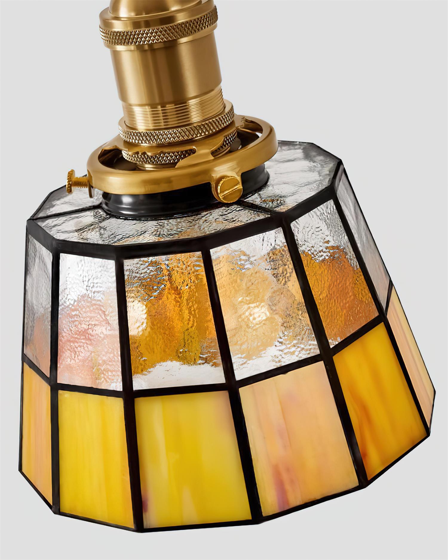 Tiffany Mosaic Wall Lamp with pull chain - Letslighting