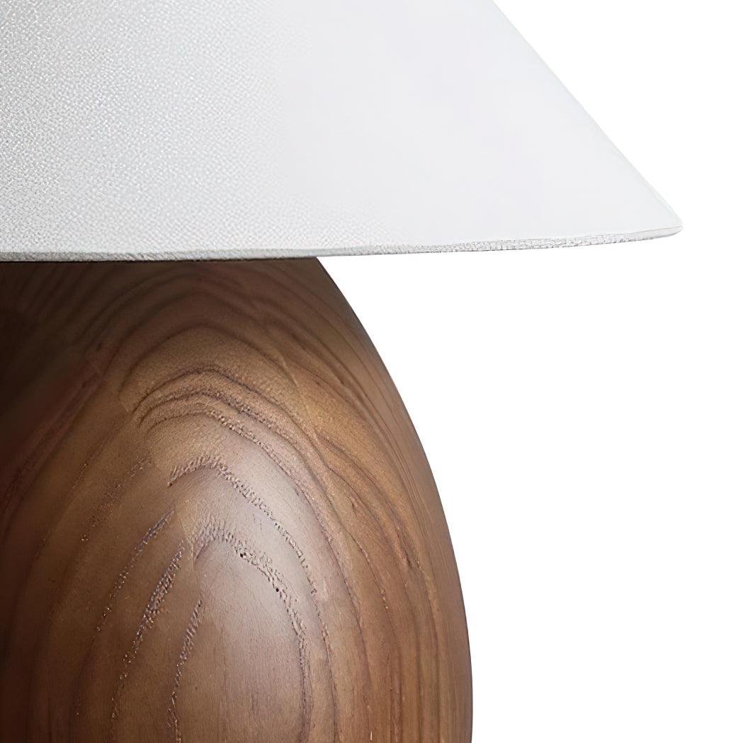 Orbace Wood Natural Table Lamp - Letslighting