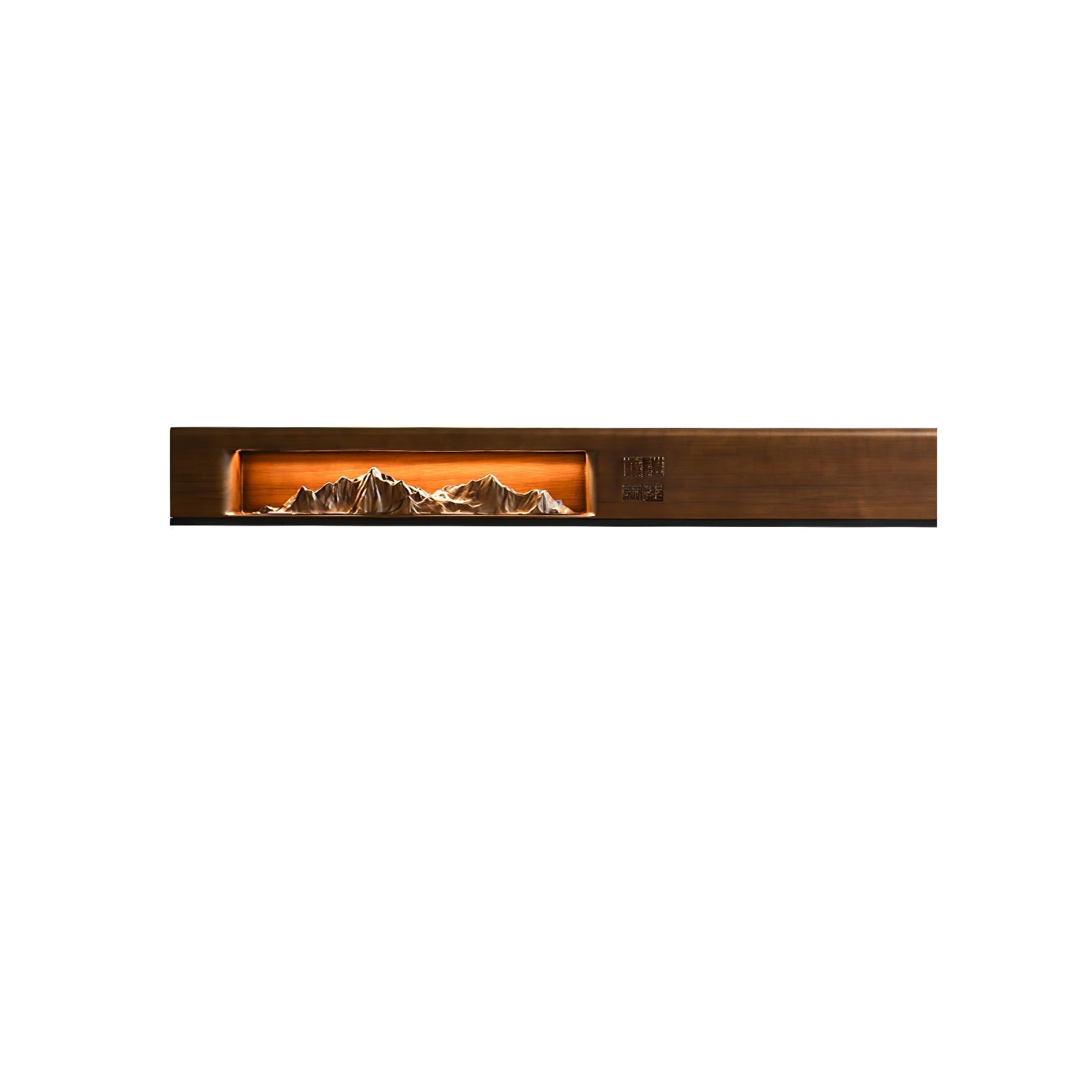 Mountain Modern Acrylic & Wood Wall Light