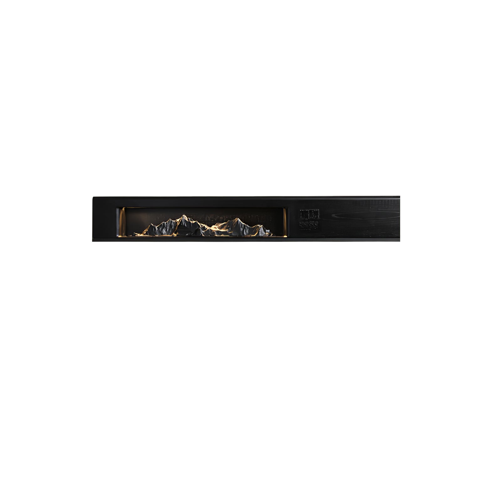 Mountain Modern Acrylic & Wood Wall Light