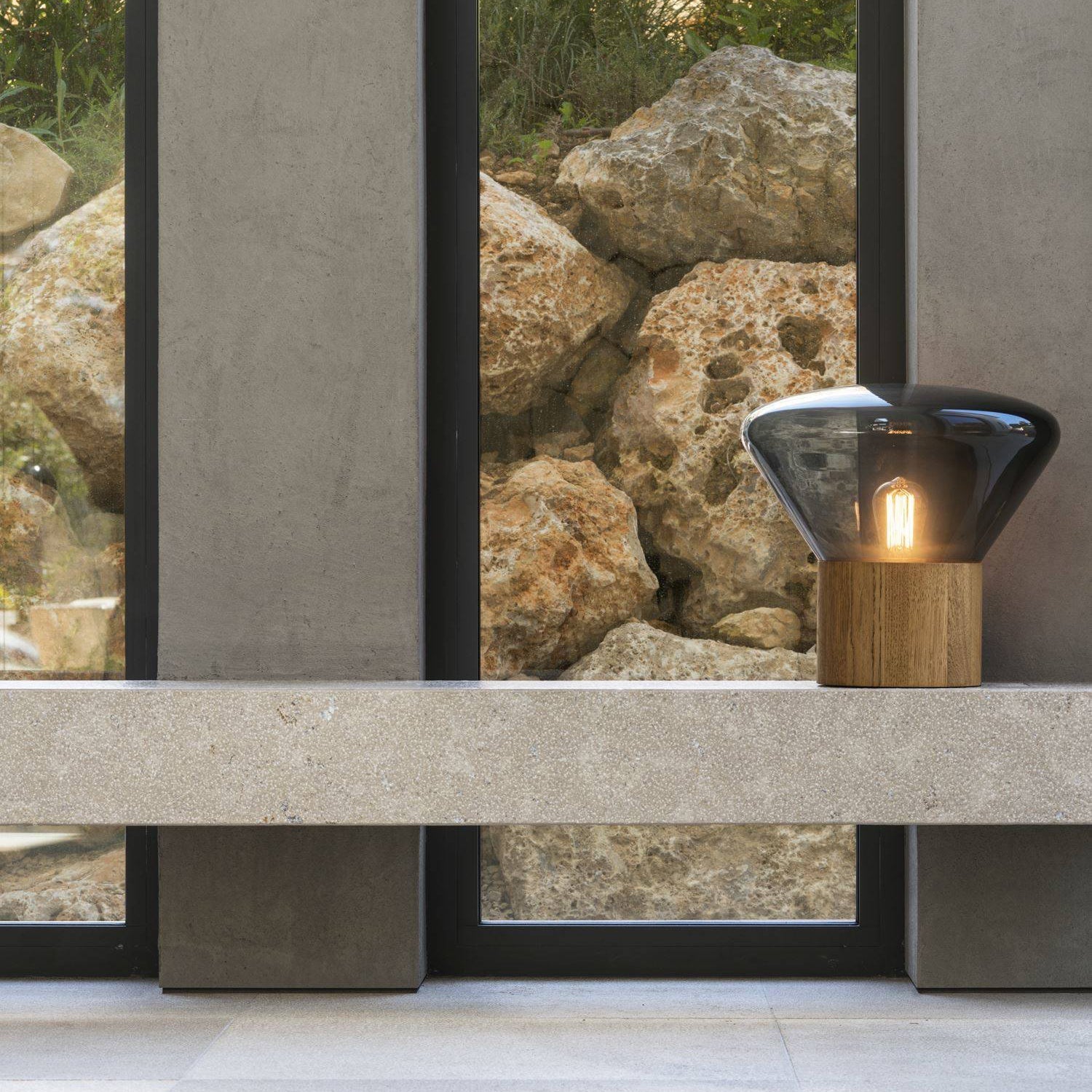 Eden Minimalist Wood Table Lamp - Letslighting