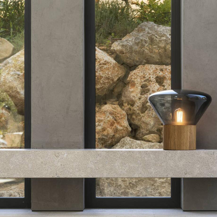 Eden Minimalist Wood Table Lamp - Letslighting