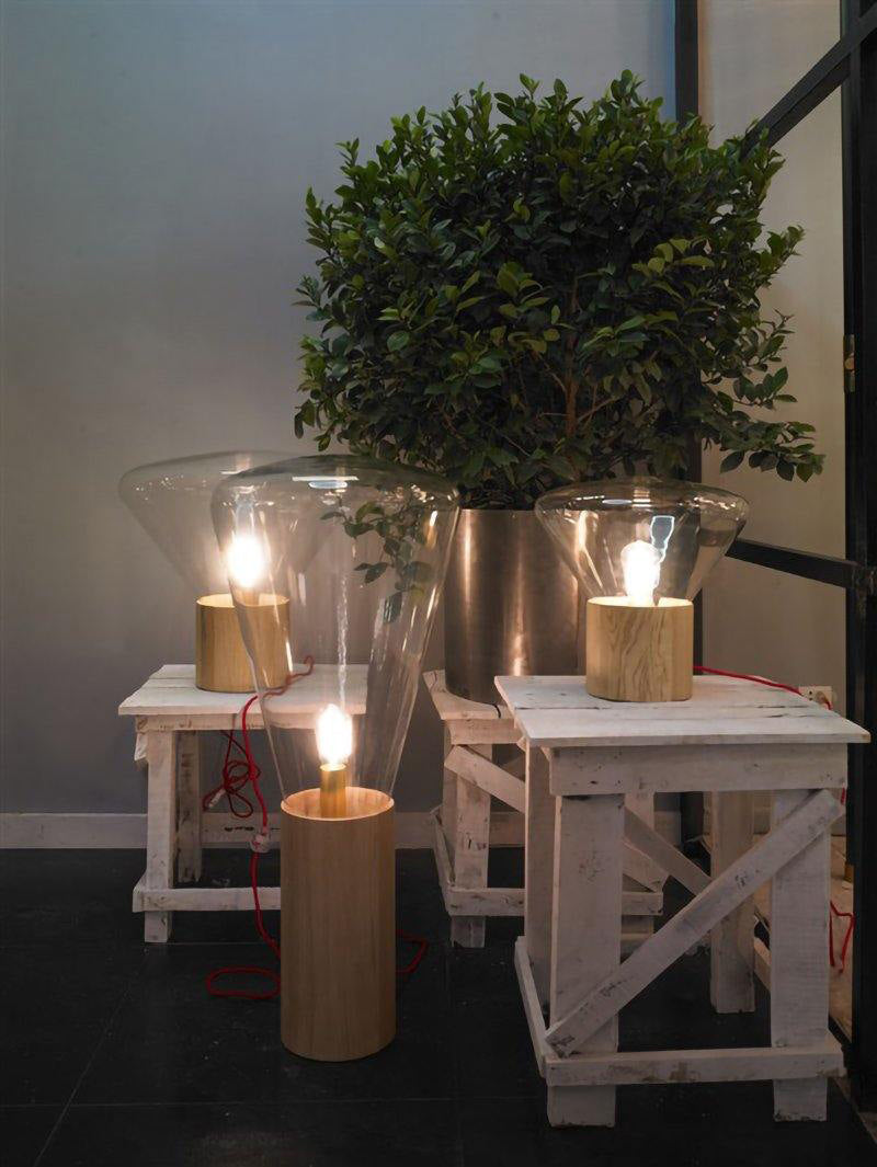 Eden Minimalist Wood Table Lamp - Letslighting