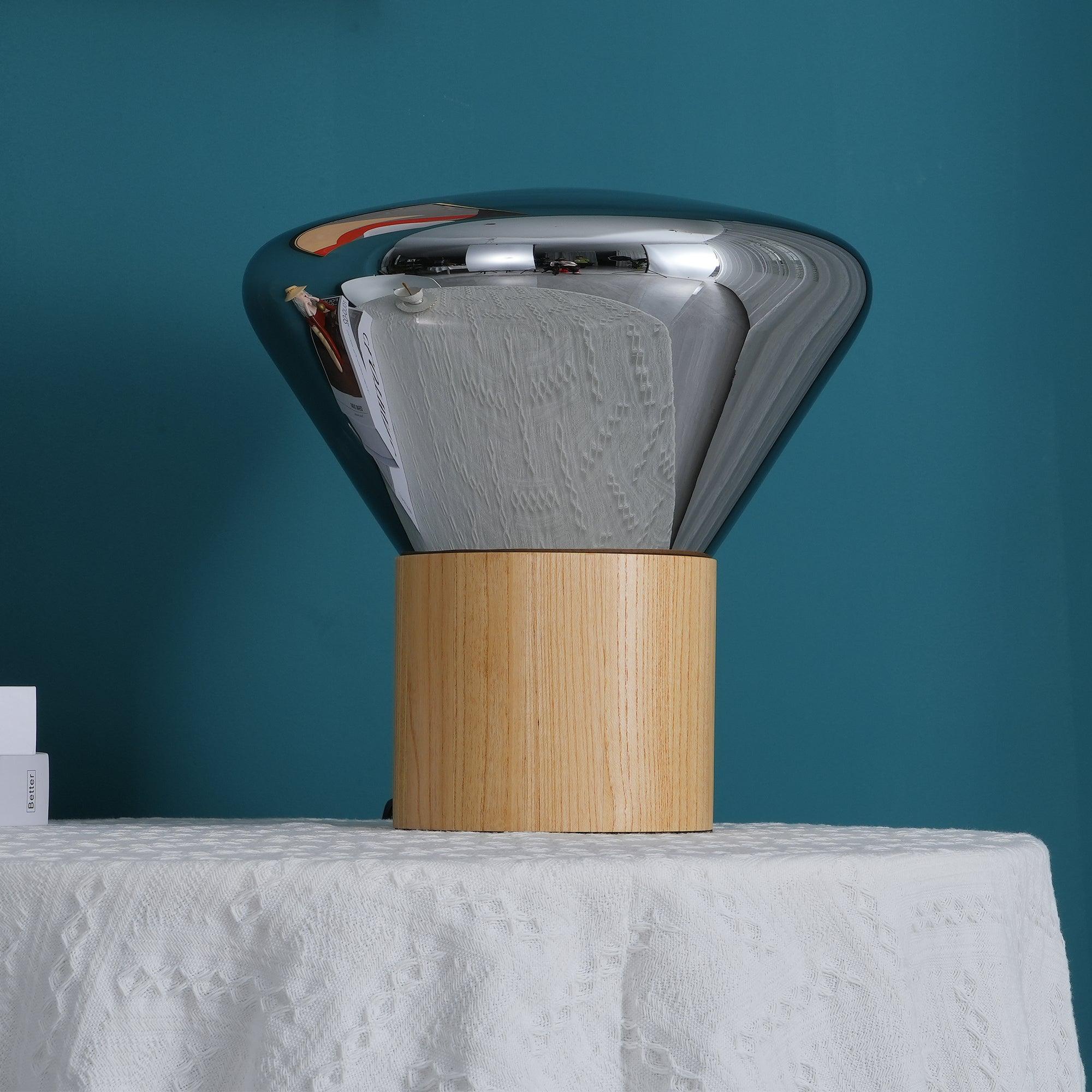 Eden Minimalist Wood Table Lamp - Letslighting