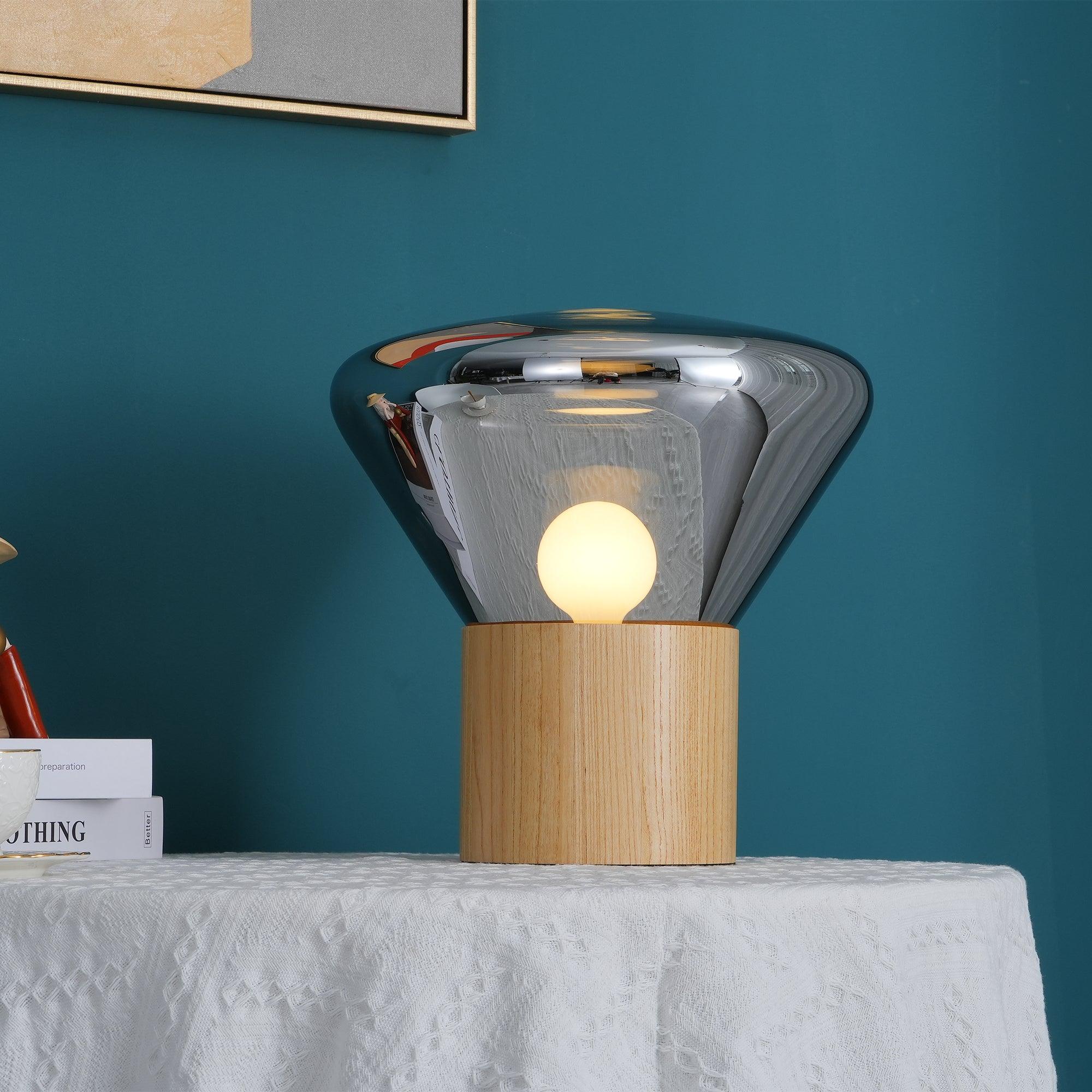 Eden Minimalist Wood Table Lamp - Letslighting