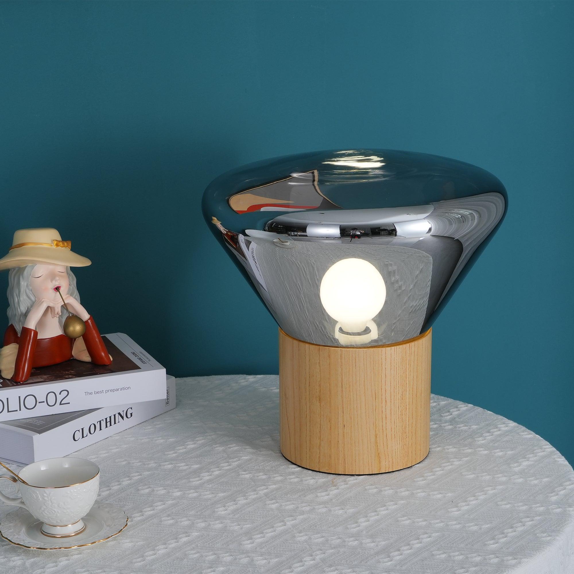 Eden Minimalist Wood Table Lamp - Letslighting