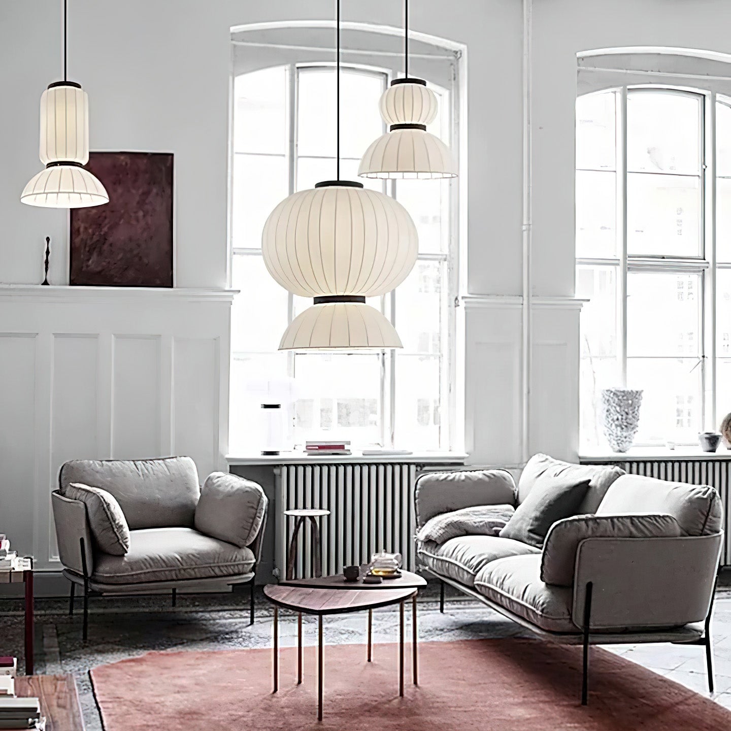 Eurzorion Silk Lantern Pendant Light - Letslighting