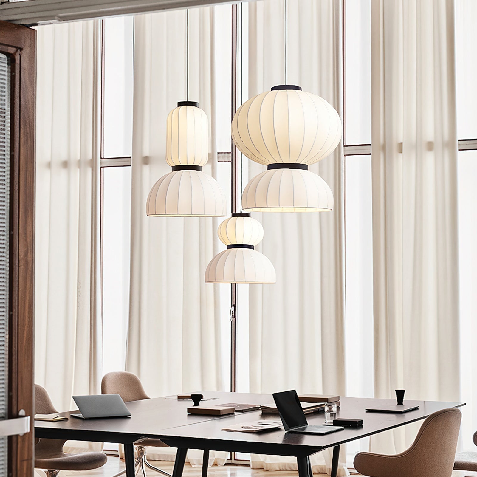 Eurzorion Silk Lantern Pendant Light - Letslighting