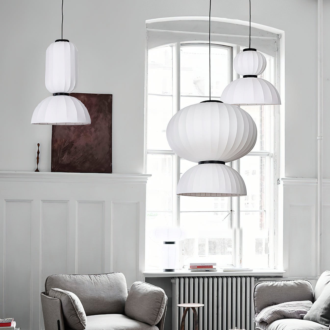 Eurzorion Silk Lantern Pendant Light - Letslighting