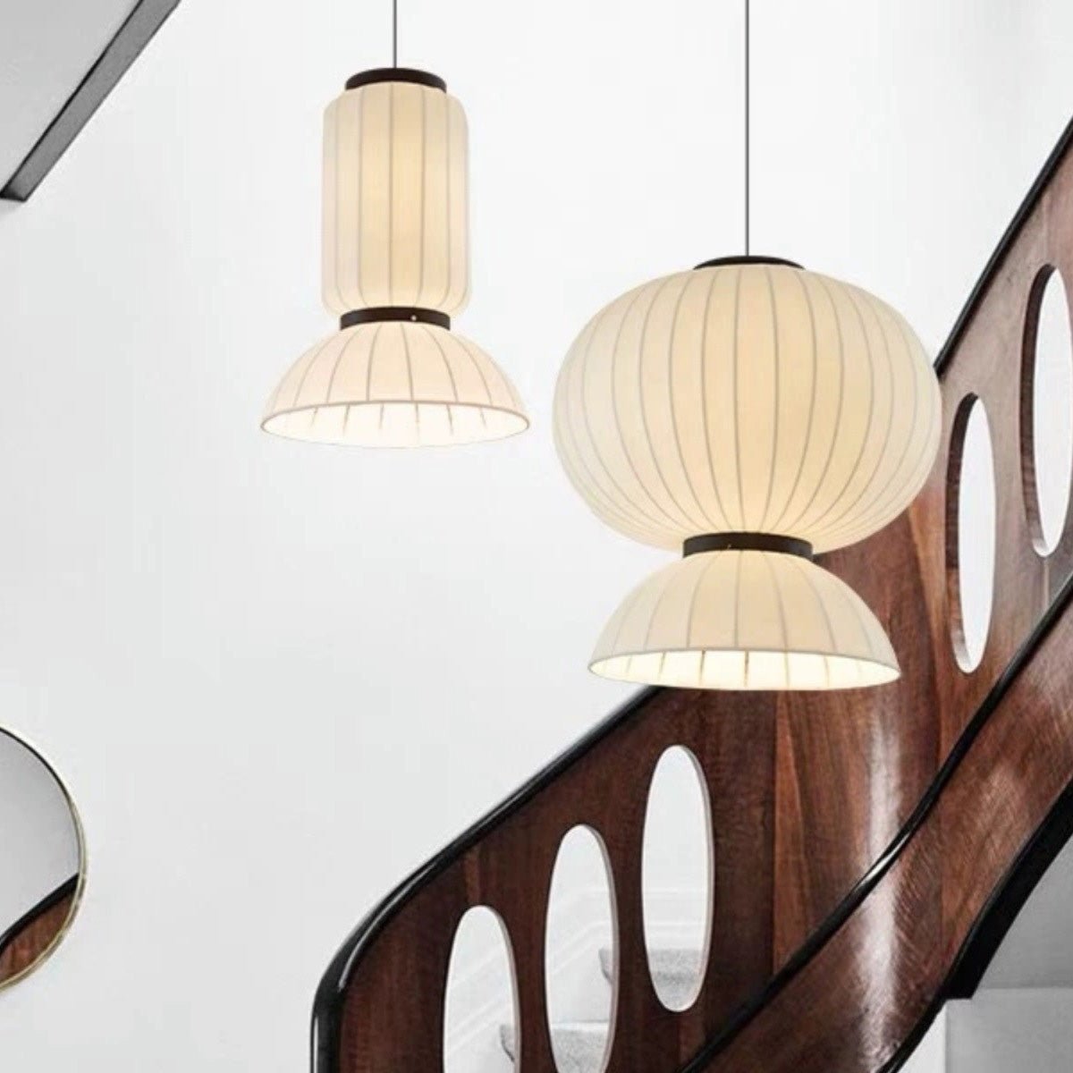 Eurzorion Silk Lantern Pendant Light - Letslighting