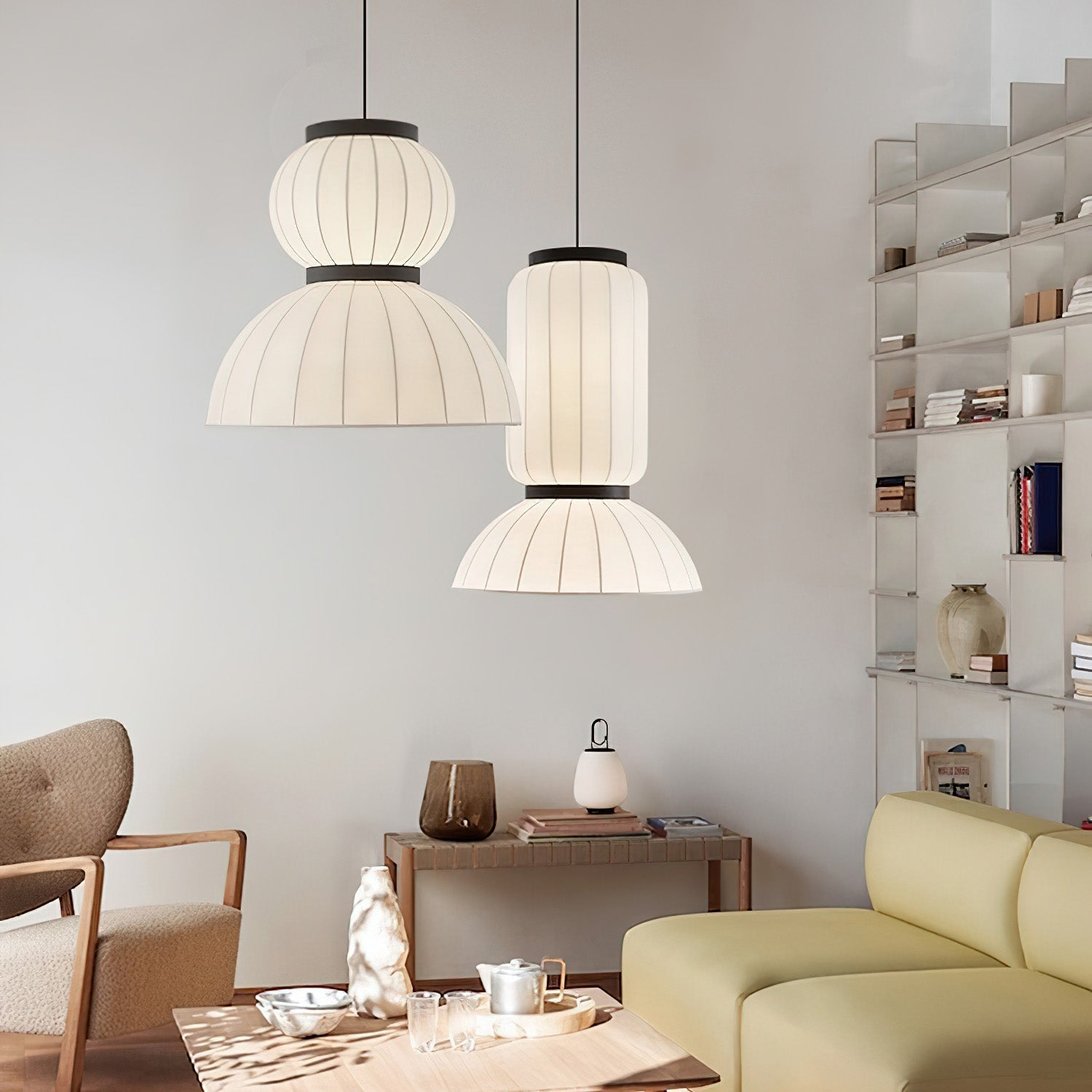 Eurzorion Silk Lantern Pendant Light - Letslighting