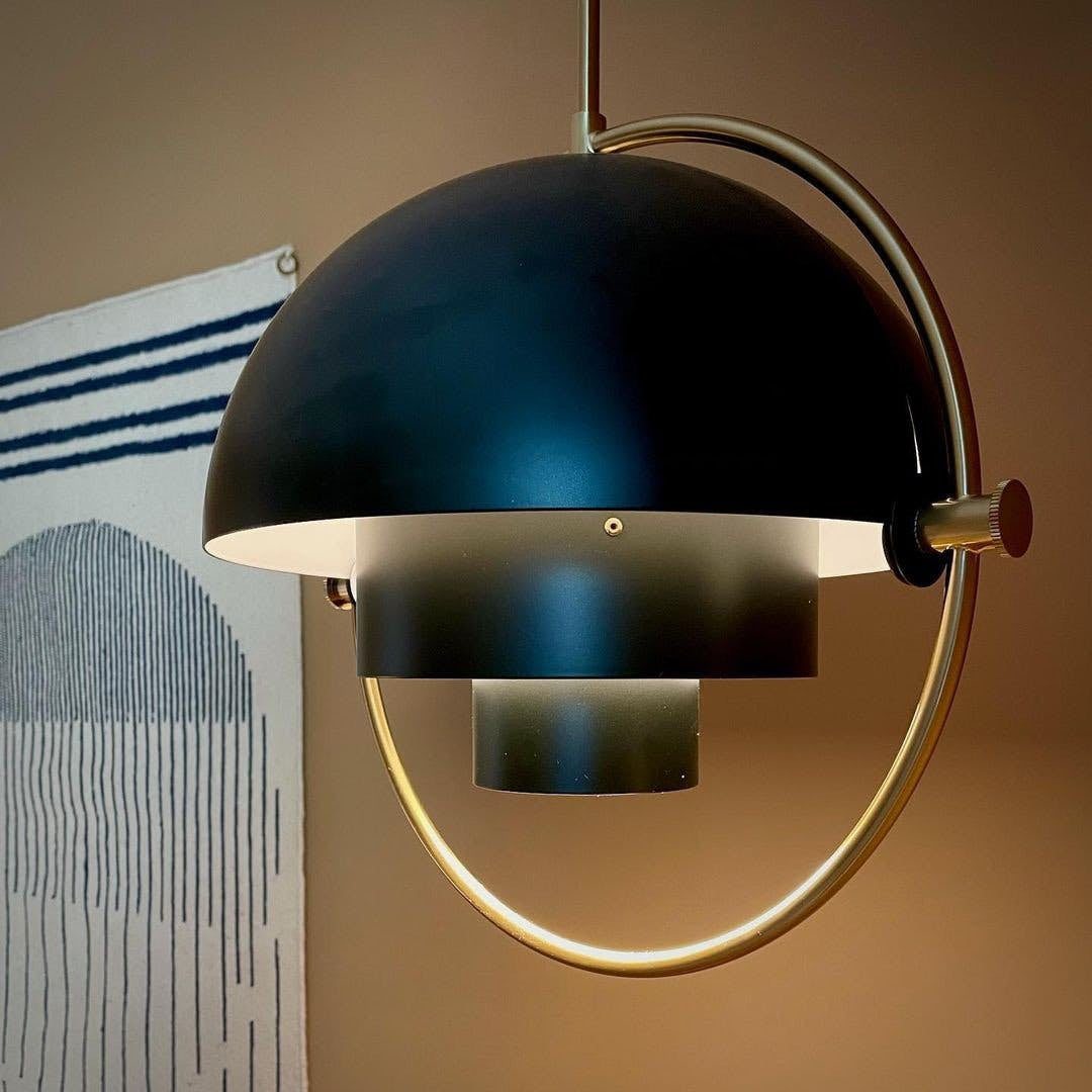 Lustra Pendant Lamp Deformed Ball Golden - Letslighting