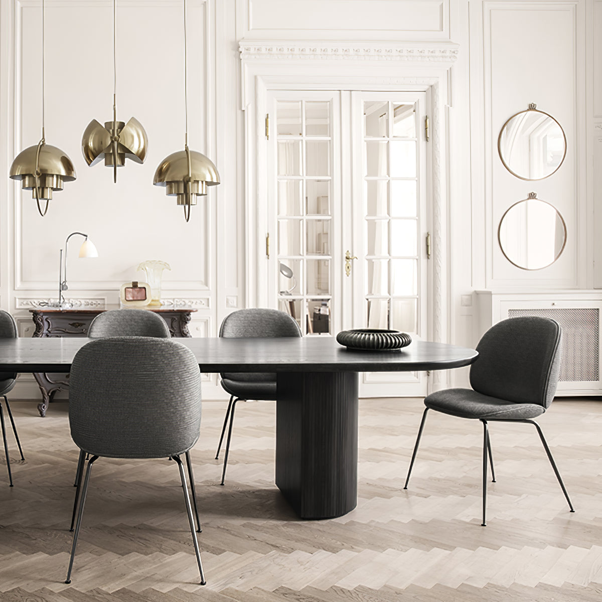 Lustra Pendant Lamp Deformed Ball Golden - Letslighting