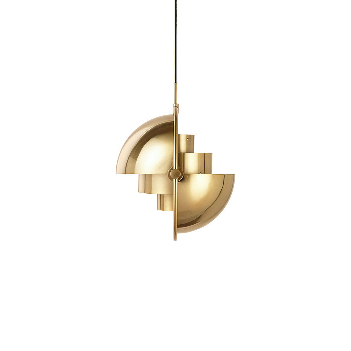 Lustra Pendant Lamp Deformed Ball Golden - Letslighting
