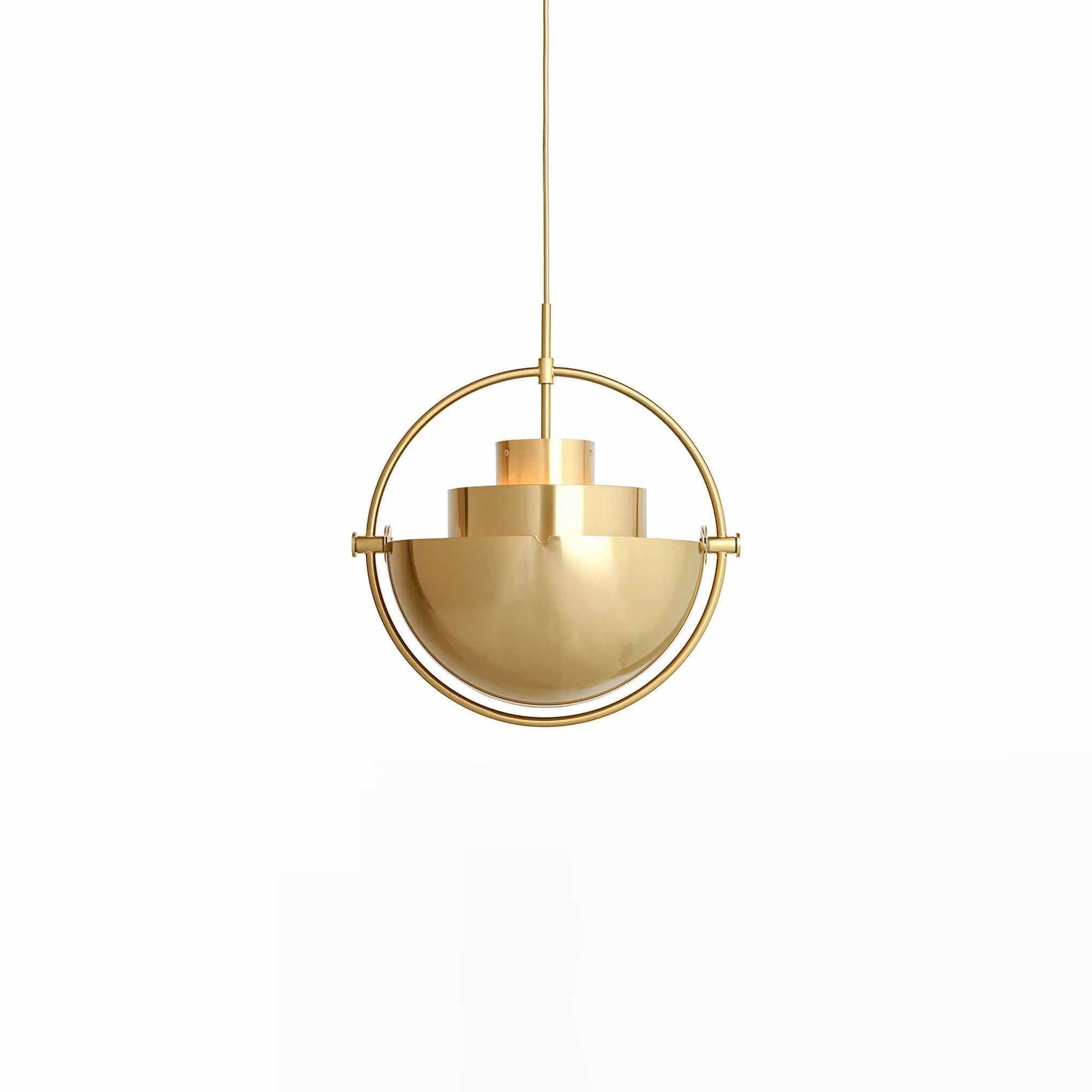 Lustra Pendant Lamp Deformed Ball Golden - Letslighting