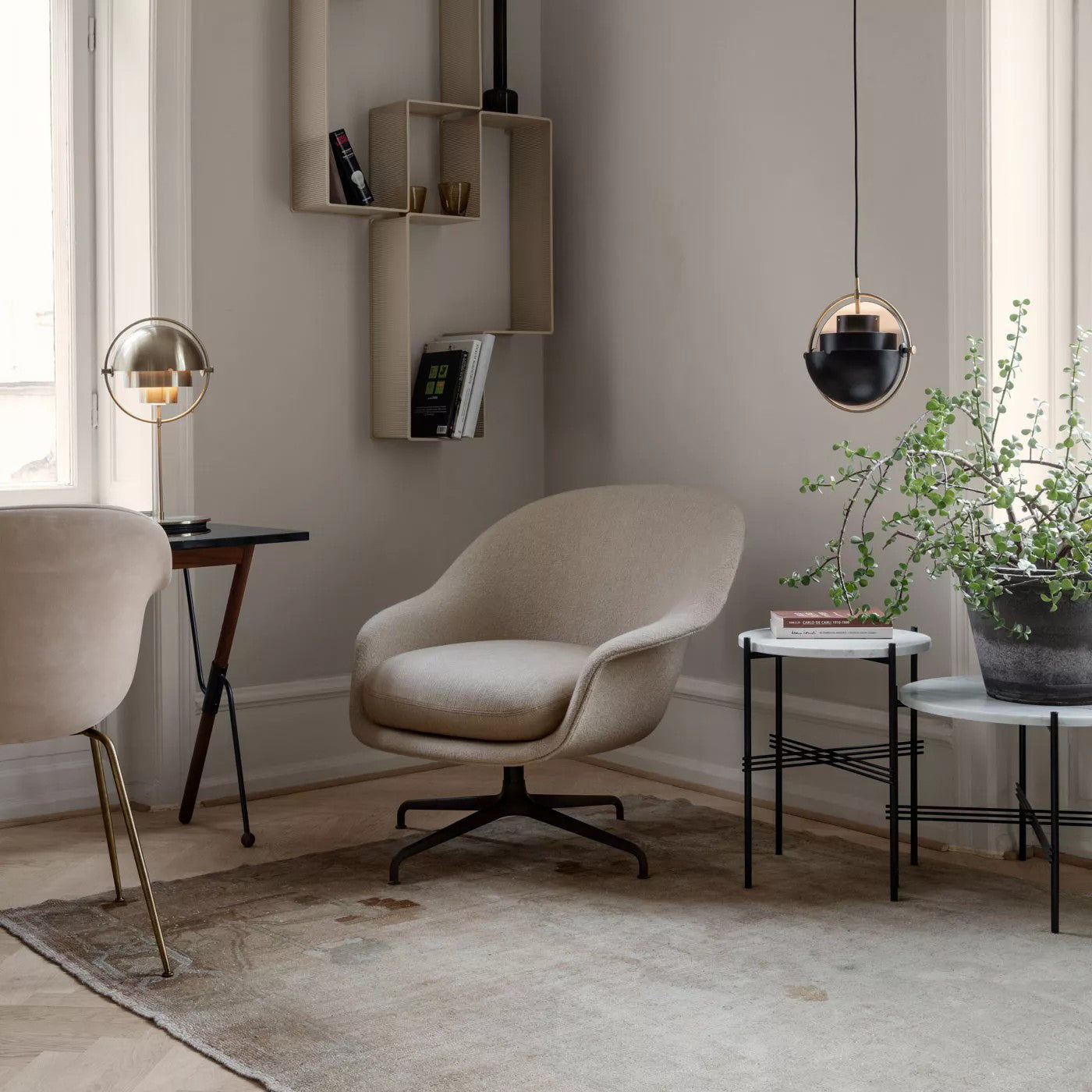 Lustra Pendant Lamp Deformed Ball Golden - Letslighting