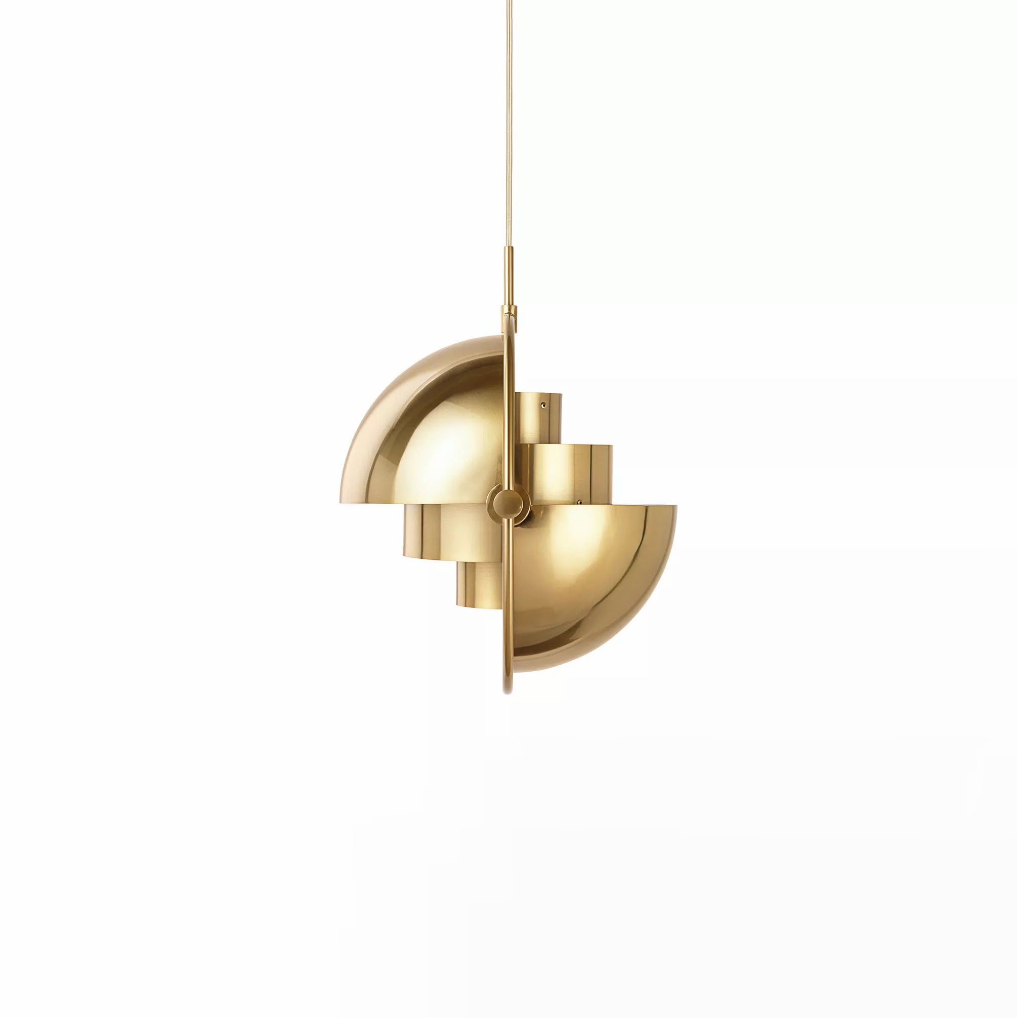 Lustra Pendant Lamp Deformed Ball Golden - Letslighting