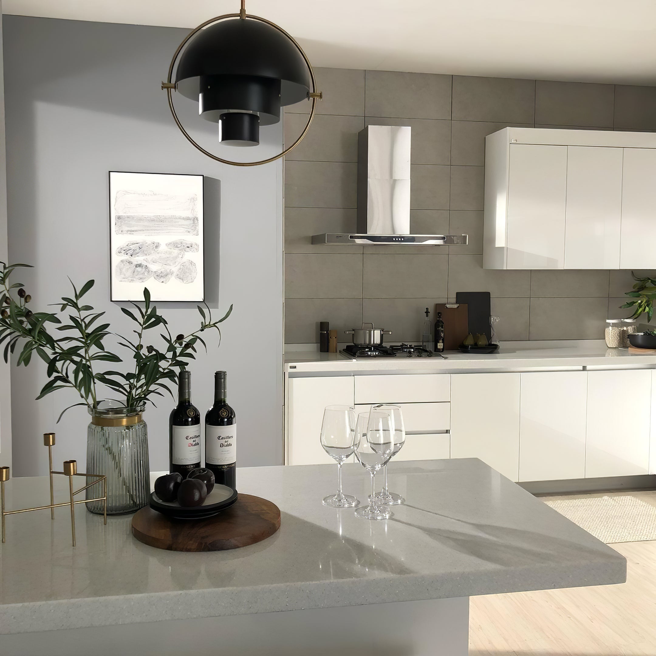Lustra Pendant Lamp Deformed Ball Golden - Letslighting