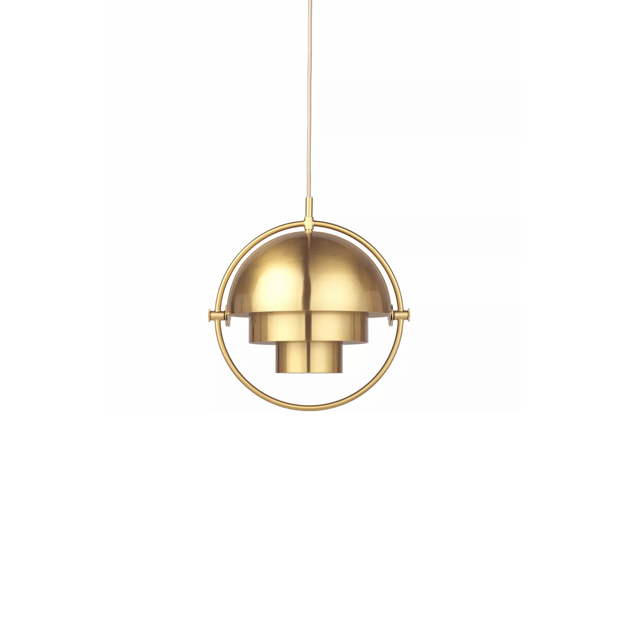 Lustra Pendant Lamp Deformed Ball Golden - Letslighting