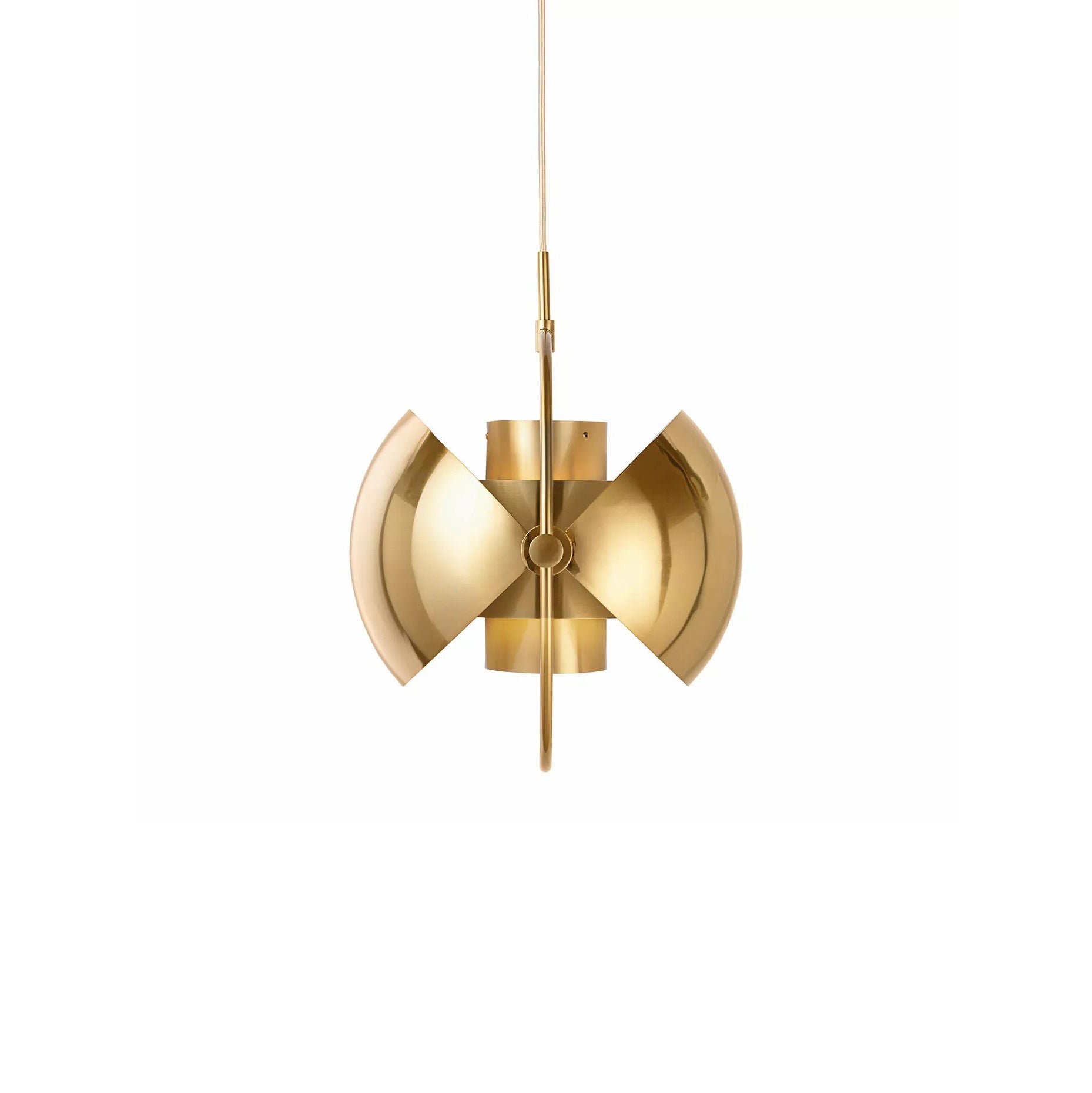 Lustra Pendant Lamp Deformed Ball Golden - Letslighting