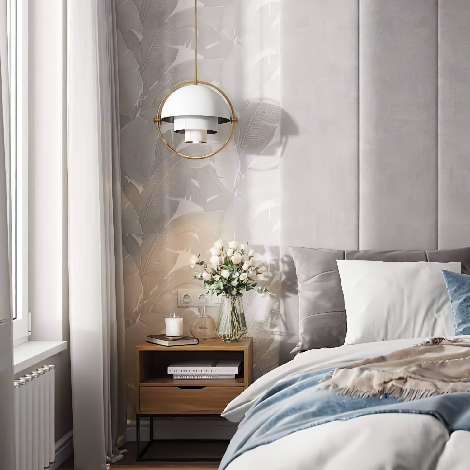 Lustra Pendant Lamp Deformed Ball Golden - Letslighting