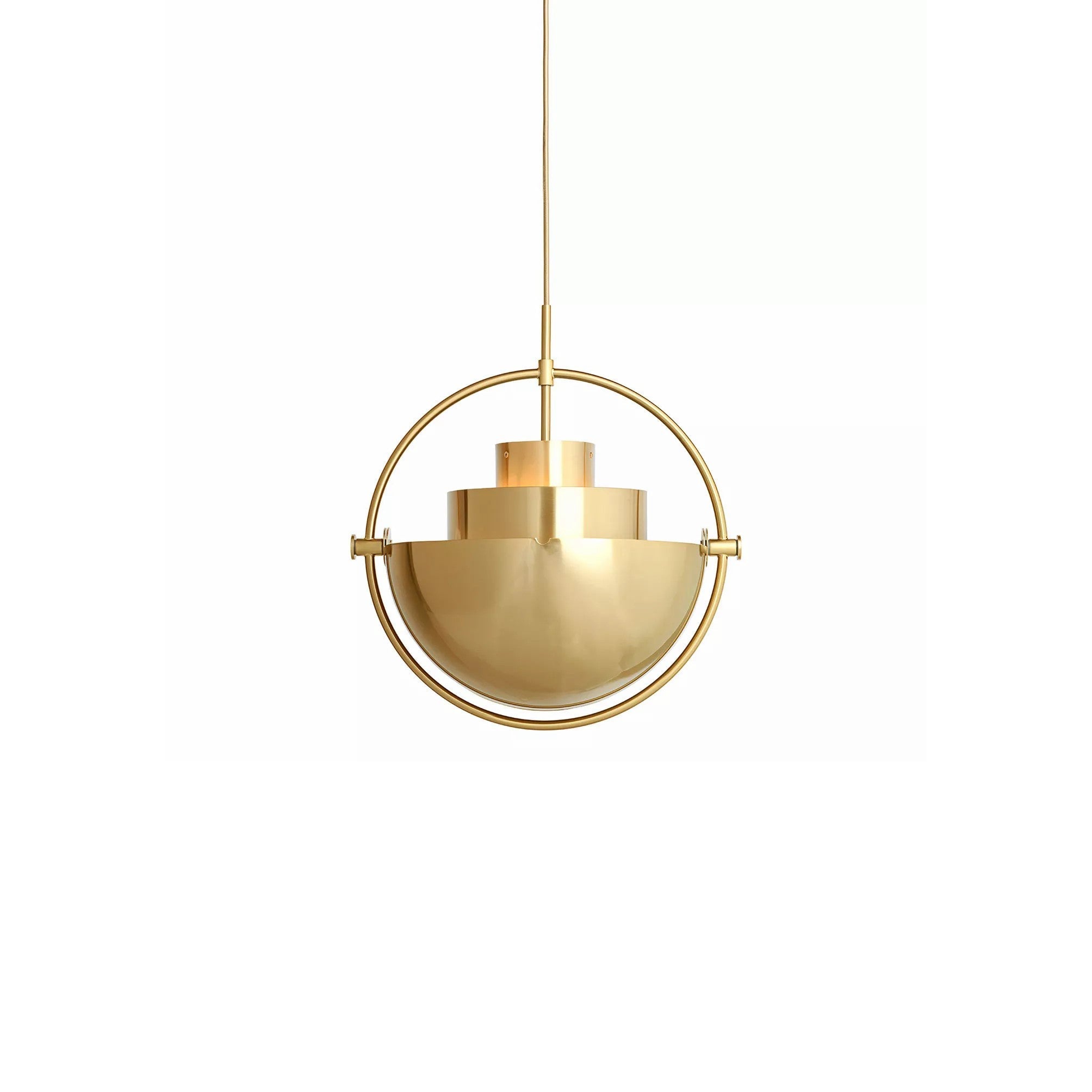 Lustra Pendant Lamp Deformed Ball Golden - Letslighting