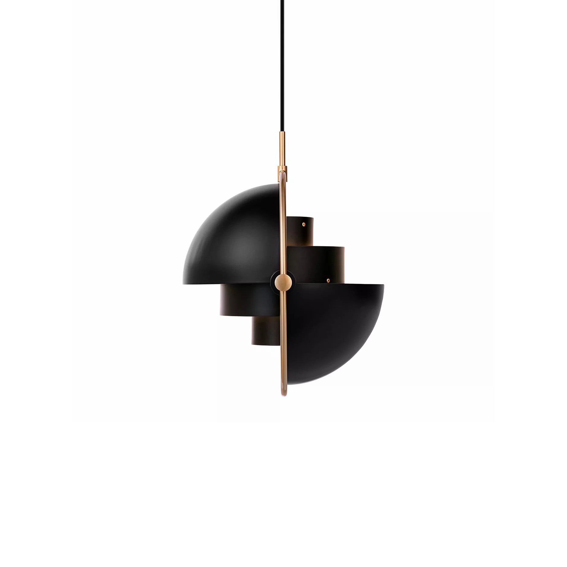 Lustra Pendant Lamp Deformed Ball Golden - Letslighting