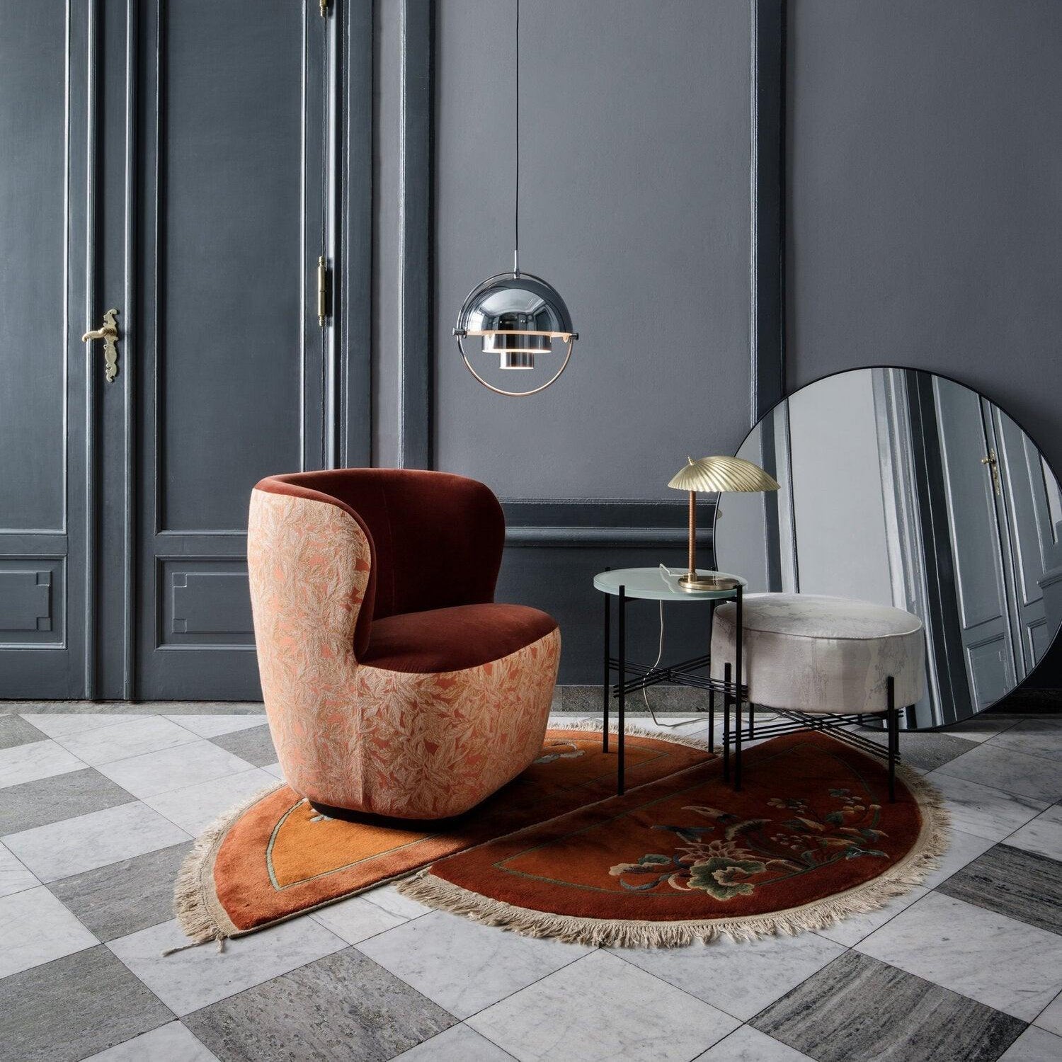 Lustra Pendant Lamp Deformed Ball Golden - Letslighting