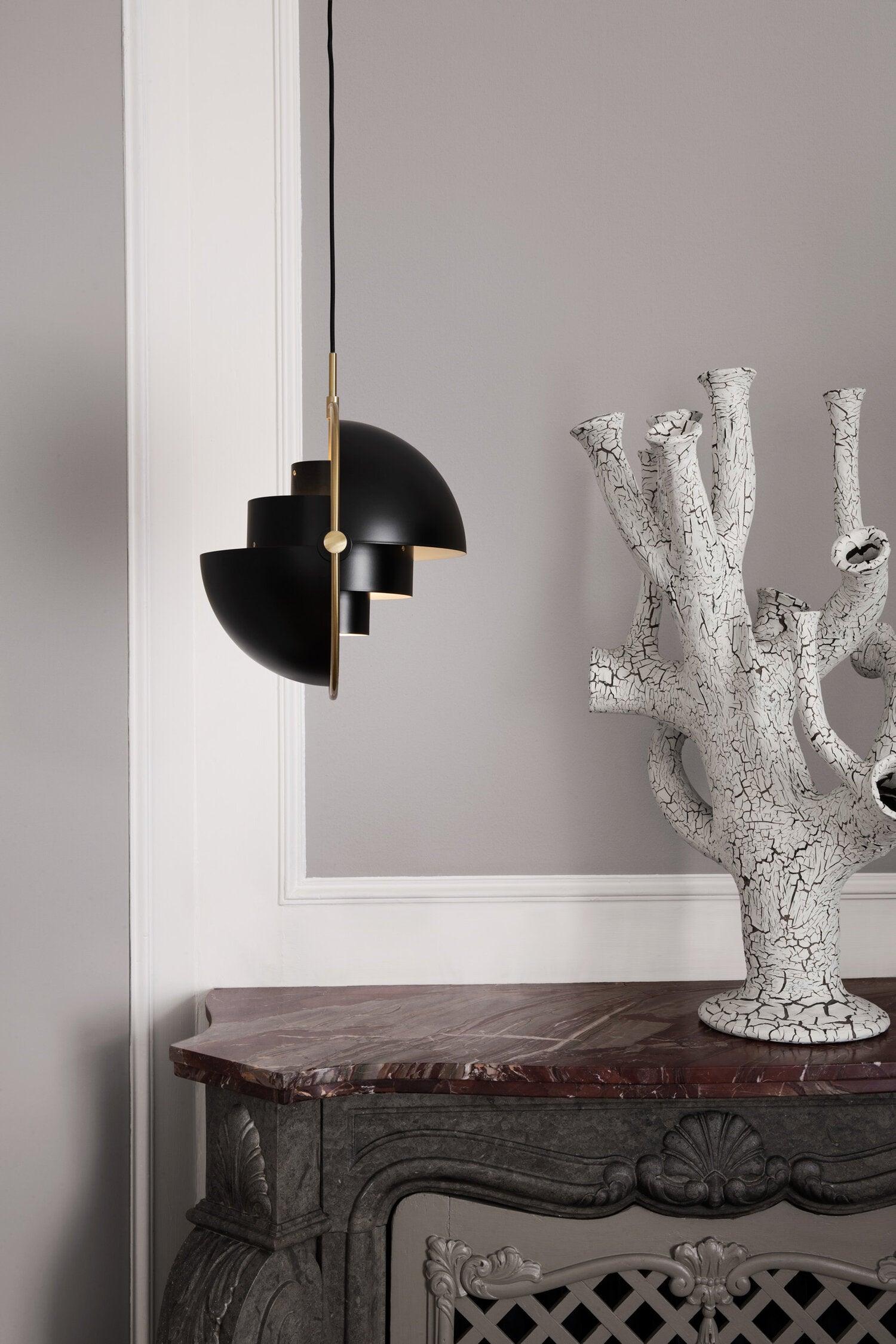 Lustra Pendant Lamp Deformed Ball Golden - Letslighting