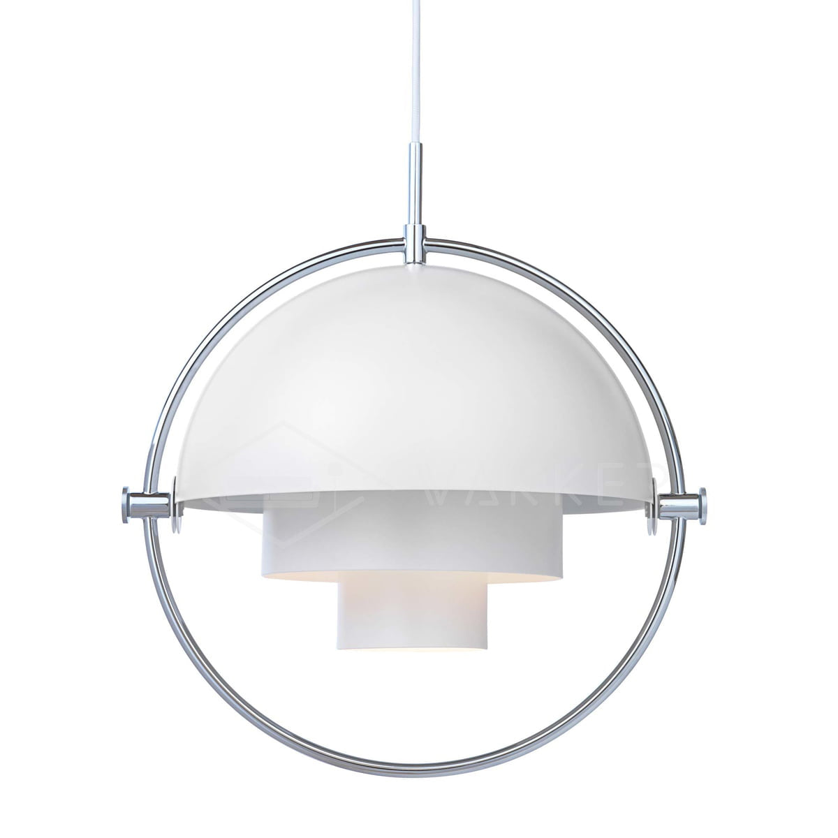 Lustra Pendant Lamp Deformed Ball Golden - Letslighting