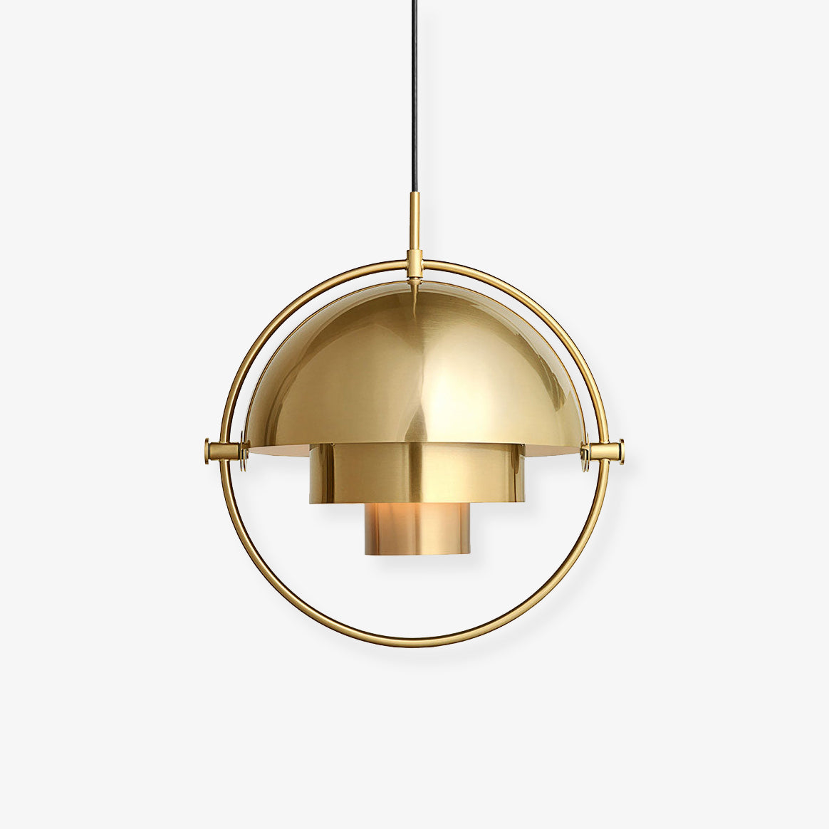 Lustra Pendant Lamp Deformed Ball Golden - Letslighting