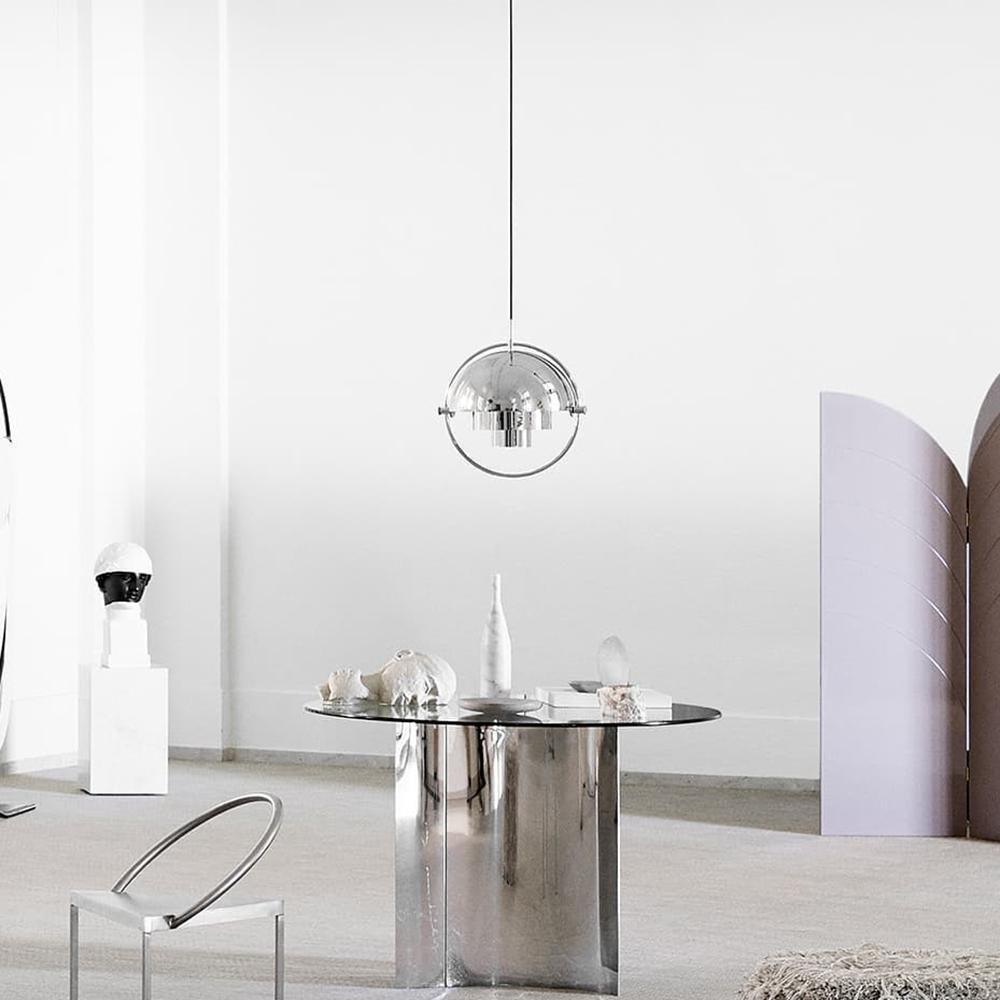Lustra Pendant Lamp Deformed Ball Golden - Letslighting