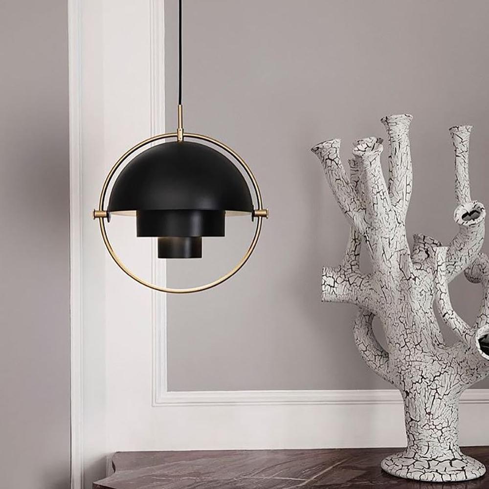 Lustra Pendant Lamp Deformed Ball Golden - Letslighting