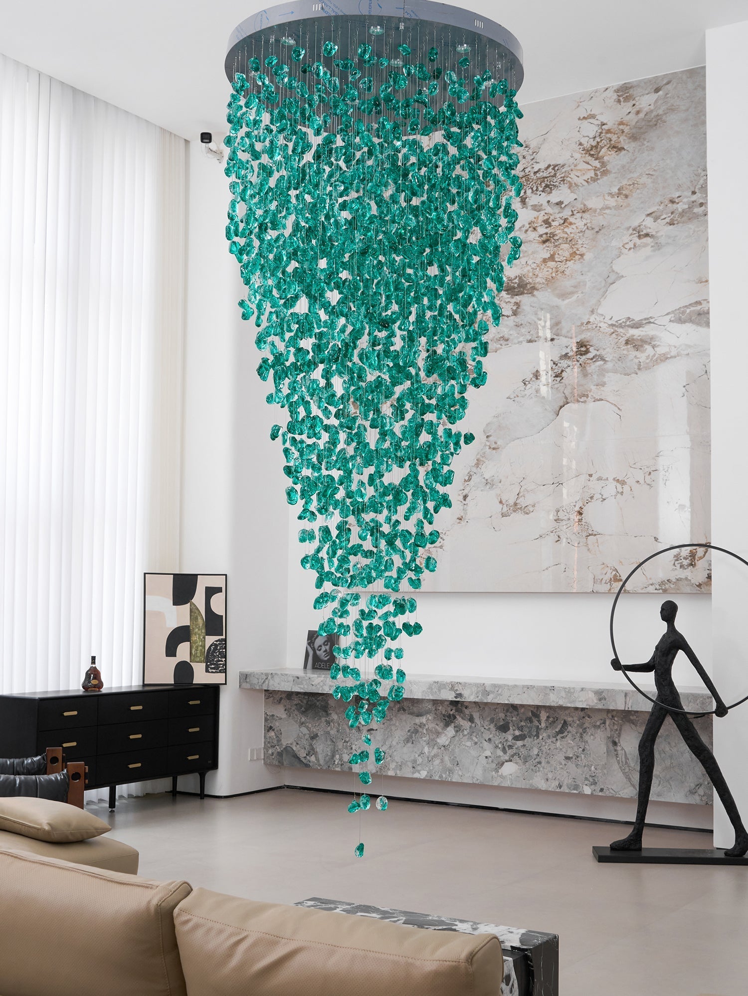 Veshaa Postmodern Luxury Stone Crystal Chandelier - Letslighting