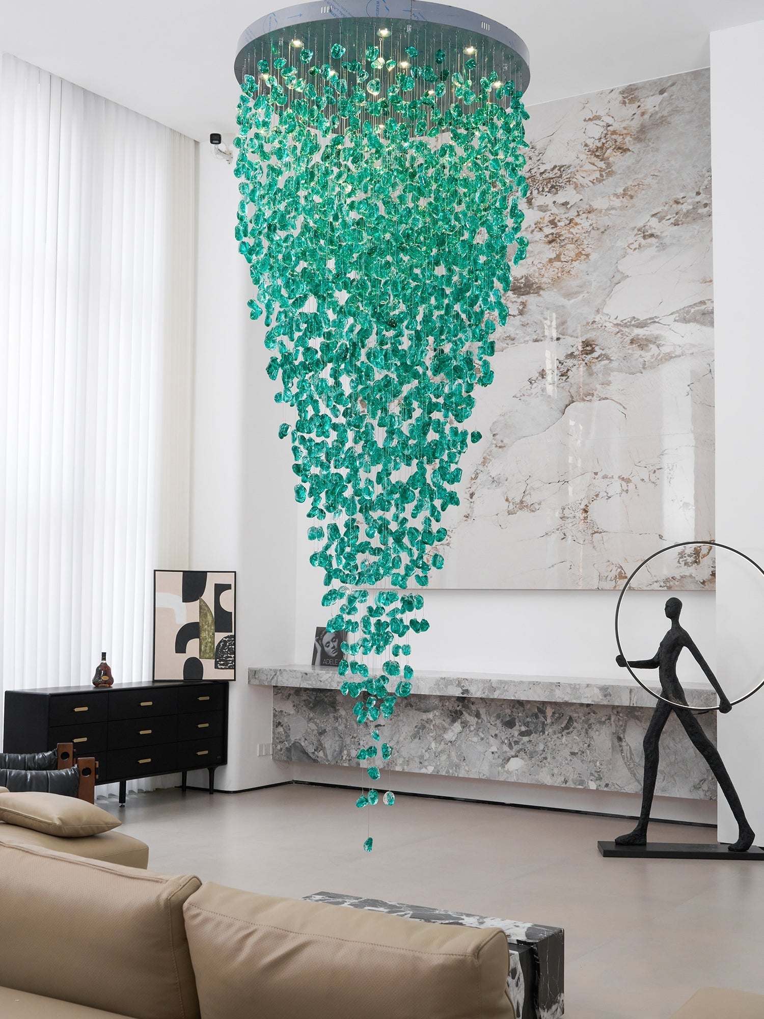 Veshaa Postmodern Luxury Stone Crystal Chandelier - Letslighting