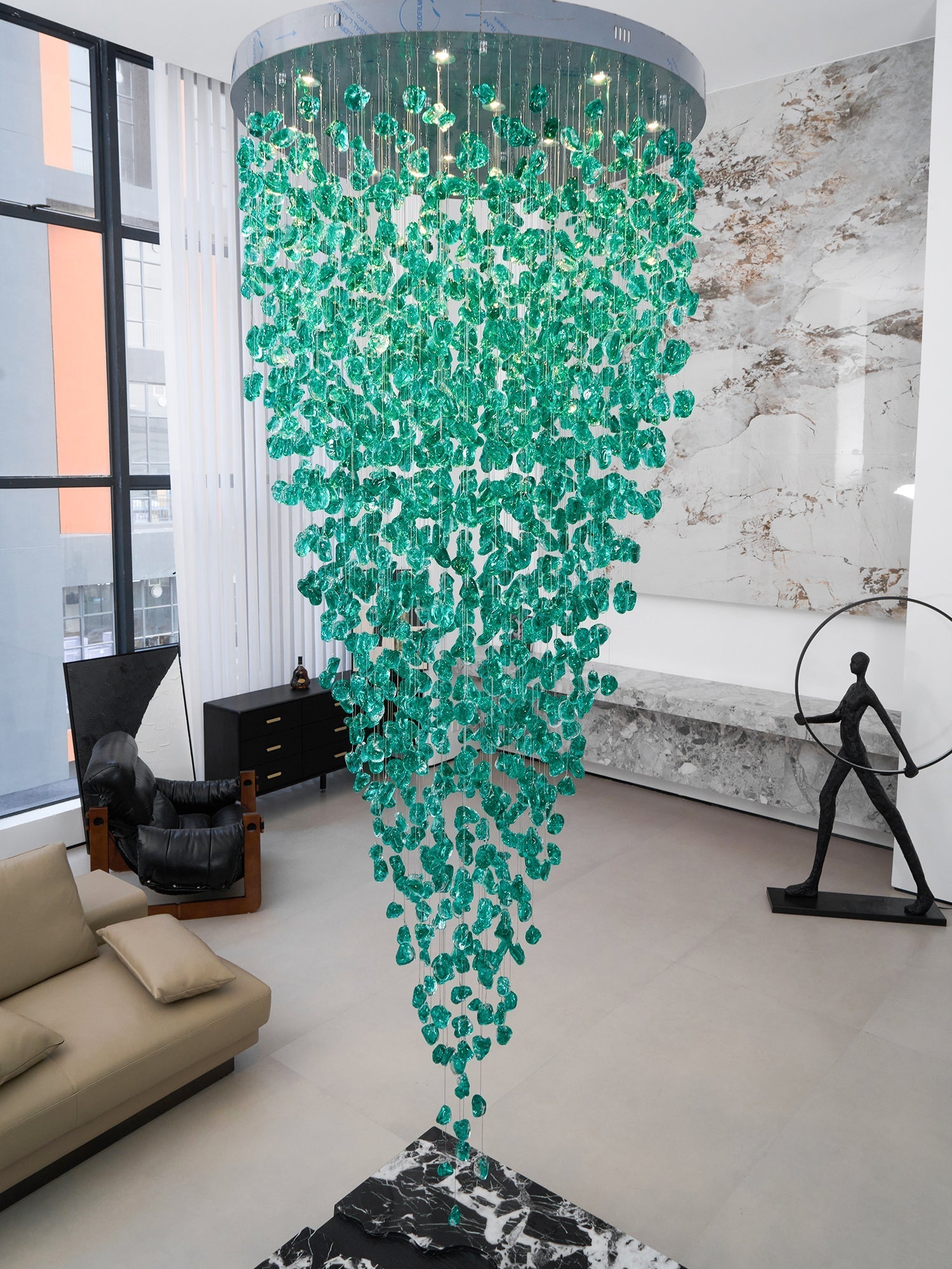 Veshaa Postmodern Luxury Stone Crystal Chandelier - Letslighting