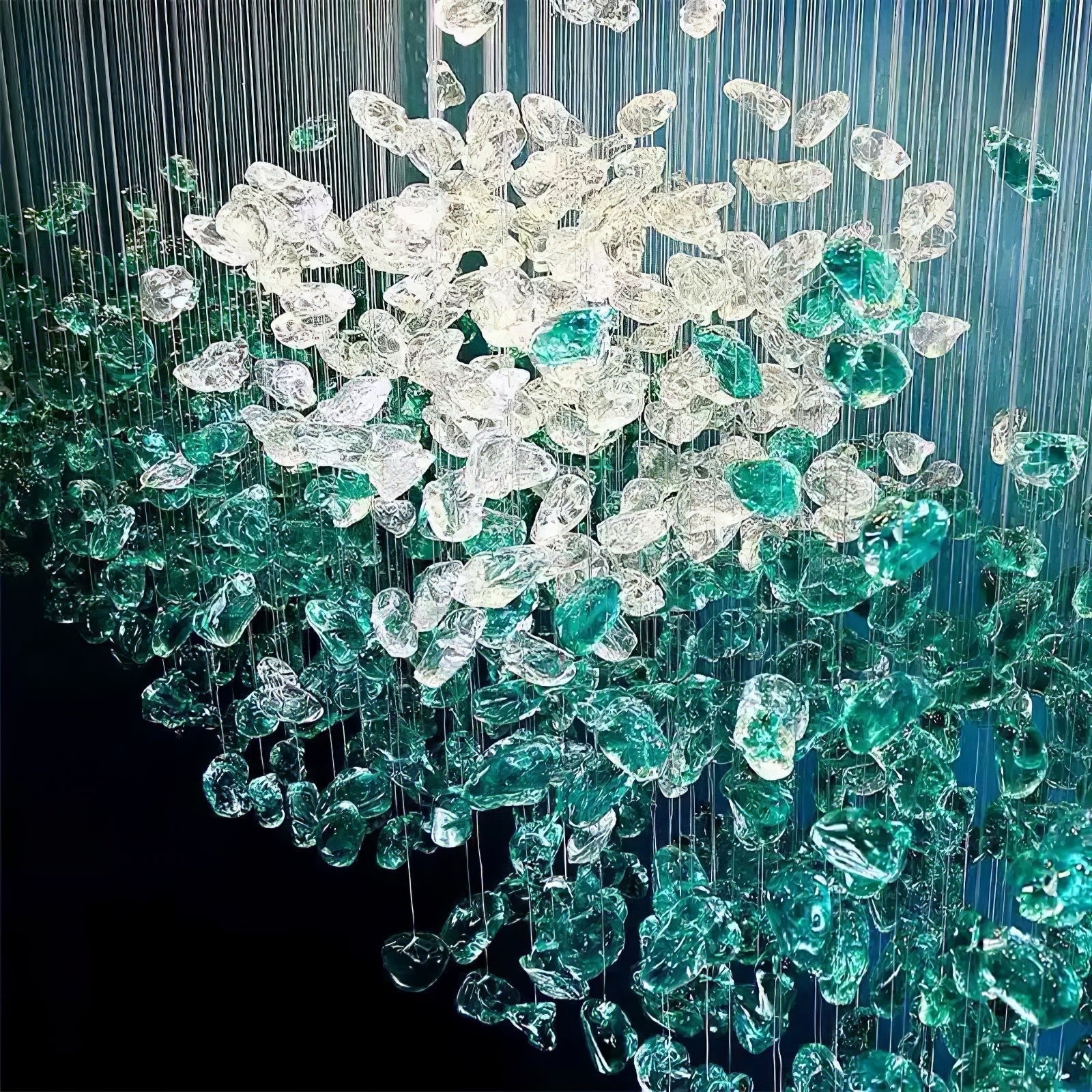 Veshaa Postmodern Luxury Stone Crystal Chandelier - Letslighting
