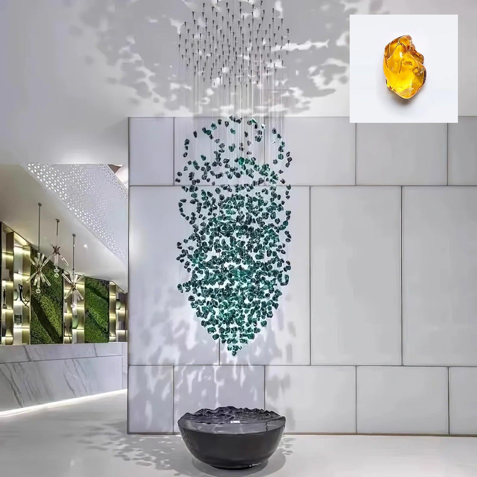 Veshaa Postmodern Luxury Stone Crystal Chandelier - Letslighting