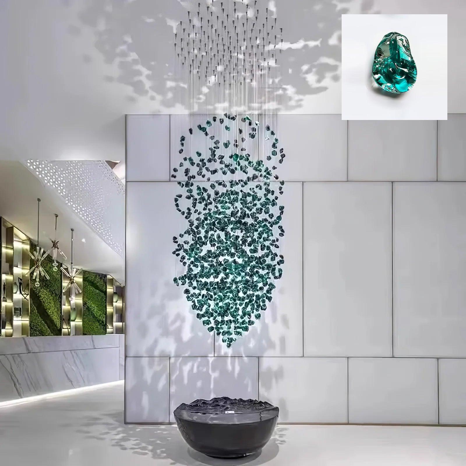 Veshaa Postmodern Luxury Stone Crystal Chandelier - Letslighting