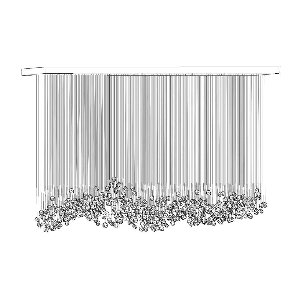 Veshaa Postmodern Luxury Stone Crystal Chandelier - Letslighting
