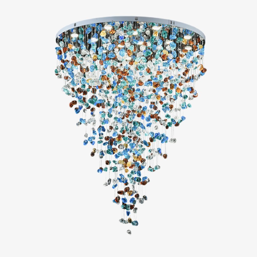 Veshaa Postmodern Luxury Stone Crystal Chandelier - Letslighting