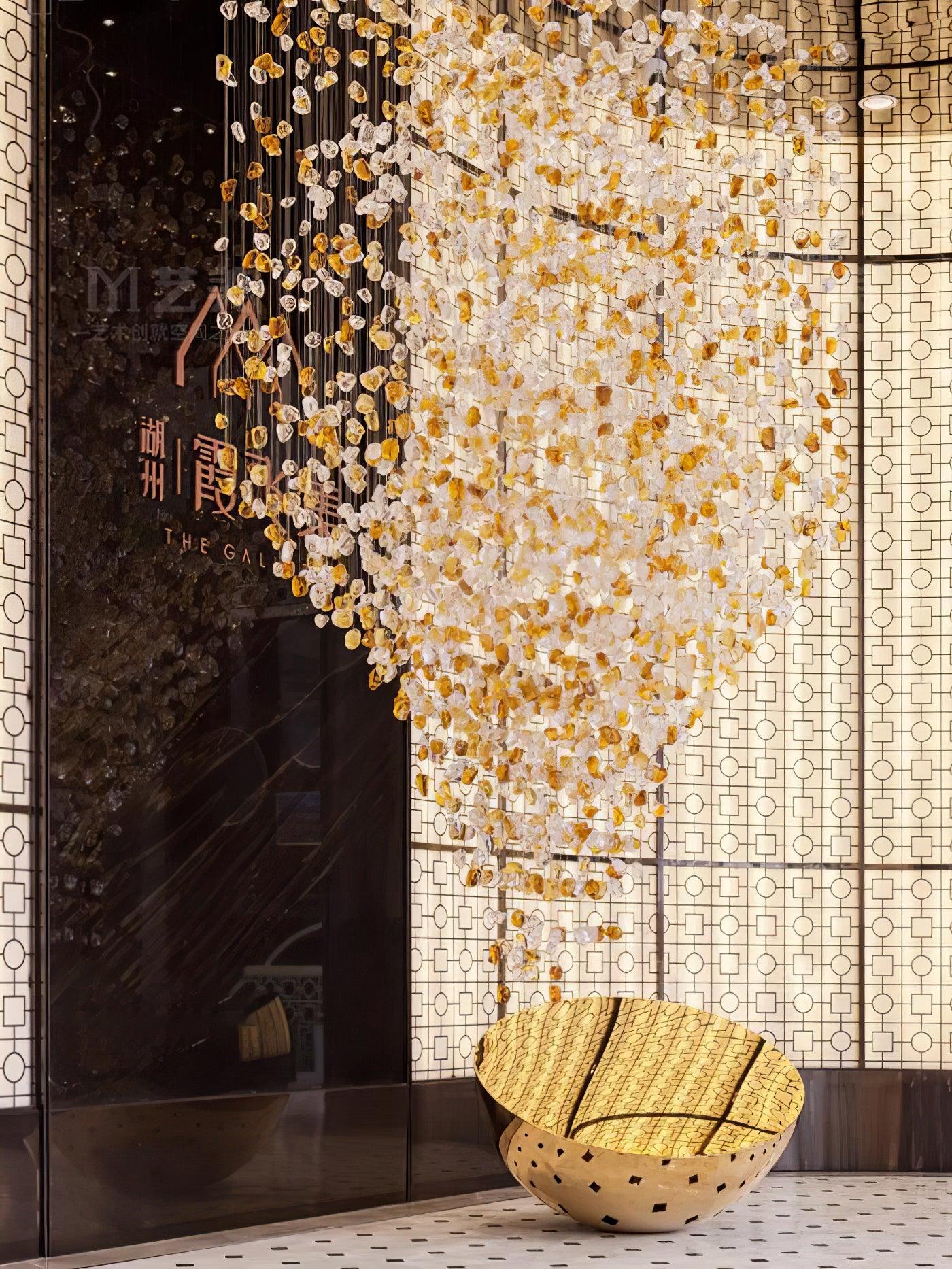 Veshaa Postmodern Luxury Stone Crystal Chandelier - Letslighting