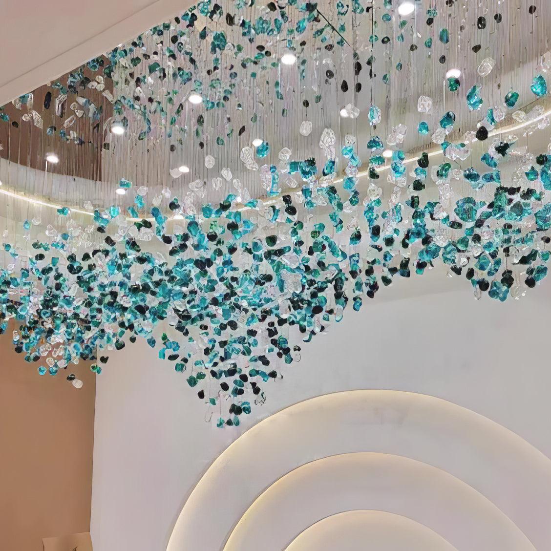 Veshaa Postmodern Luxury Stone Crystal Chandelier - Letslighting