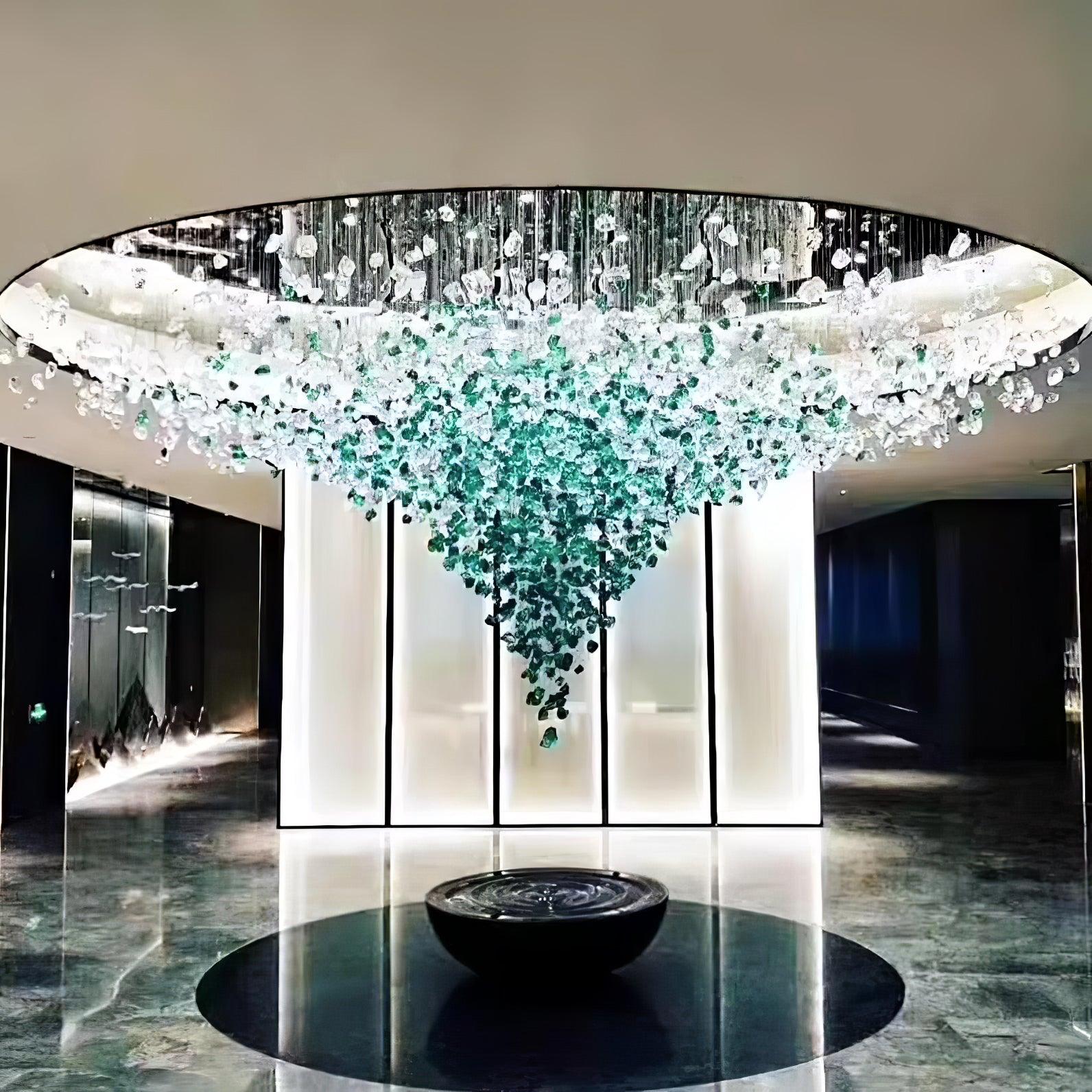 Veshaa Postmodern Luxury Stone Crystal Chandelier - Letslighting