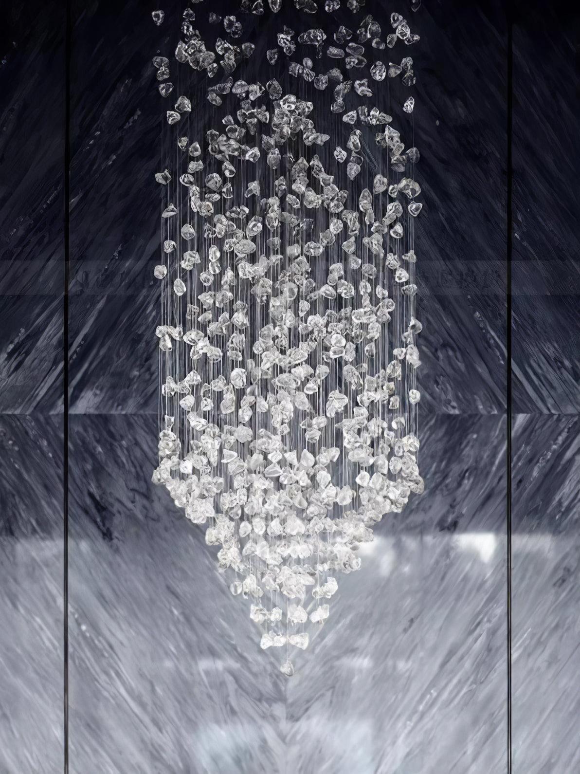 Veshaa Postmodern Luxury Stone Crystal Chandelier - Letslighting